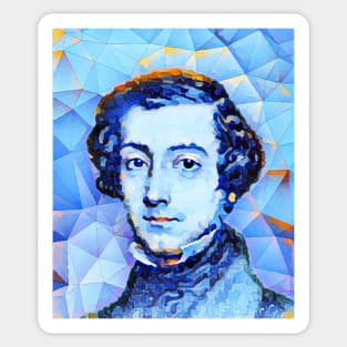 Alexis de Tocqueville Portrait | Alexis de Tocqueville Artwork Painting 14 Sticker